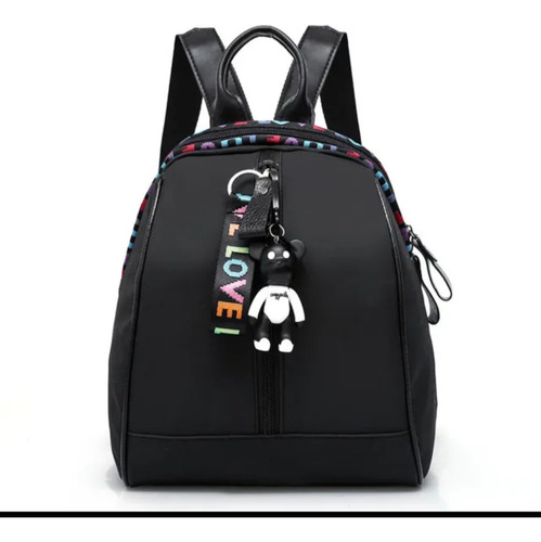 Mochila Negra Poliester