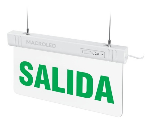 Cartel Luminoso Led Salida Macroled Señalización Autónoma 