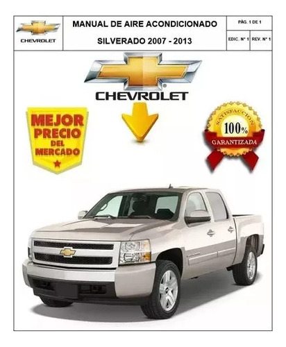 Manual Servicio Aire Acondiciona Chevrolet Silverado 07 13