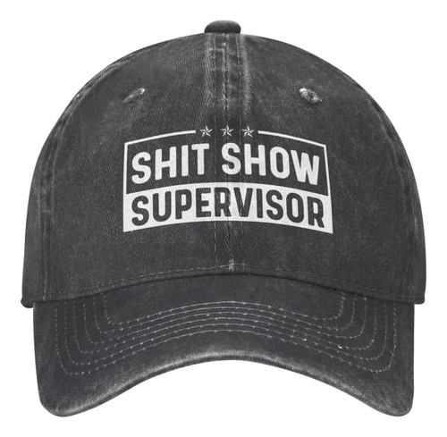 Cryptomancy Shit Show Hat Shit Show Supervisor Hat Gorra Con