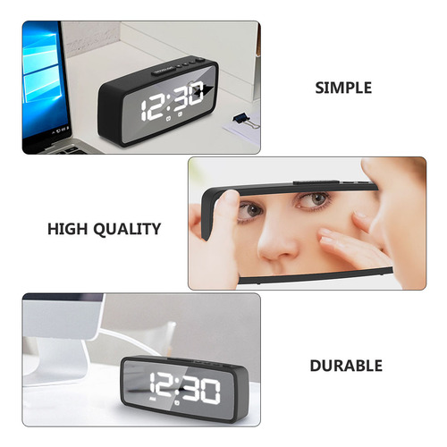 1 Juego De Despertador Electrónico Led Pequeño Multiusos