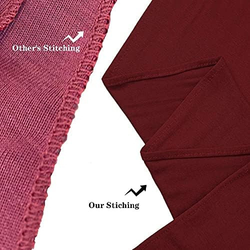 Hophor Jersey Hijab Bufandas Para Mujer, Musulmana Head Wrap
