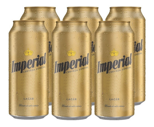 Imagen 1 de 10 de Imperial Lager . Cerveza . 473ml X 6 - Tomate Algo® -