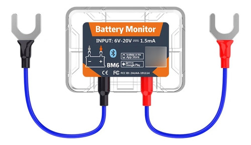 Monitor De Batería 6-12v Medidor Carga - Tester Para Bateria