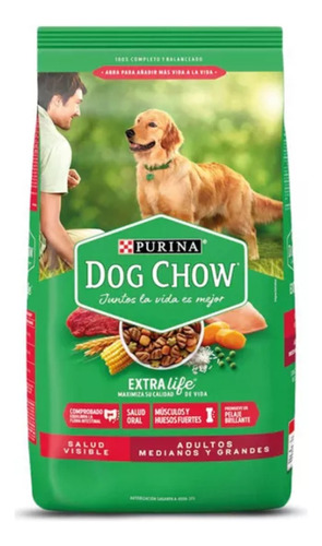 Alimento Dog Chow Perro Adulto Medianas Y Grandes 21 Kg