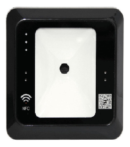 ZKTECO Lector Esclavo de Código QR, NFC y Tarjeta Mifare Frecuencia 13.56MHz Modelo QR500B / DC 12V o 5V por USB / Cable USB Incluido / Conexión Wiegand / Compatible con Paneles InBio y Serie C3