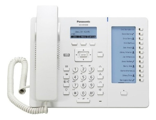 Teléfono Sip Panasonic Kx-hdv230x Pantalla Lcd 2.3 | Blanco (Usado)