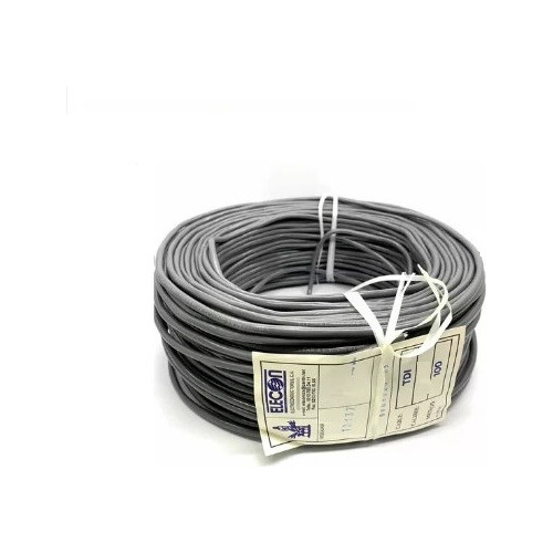 Cable Telefonico Tdi 16 Pares Marca Elecon Gris 