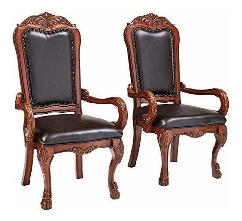 Sillon Acme Dresden (set-2) - - Pu Y Cherry Oak