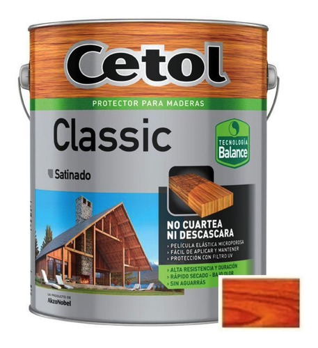 Cetol Classic Balance Impregnante Al Agua Satinado 4 Lts