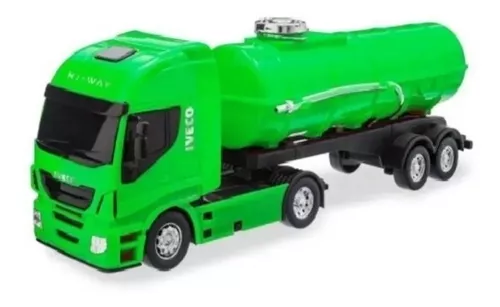 Caminhão Brinquedo Miniatura Iveco Hi Way Tanque 340