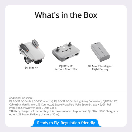 Dji Mini 4k, Drone With 4k Uhd Camera For Adults, Under 2...