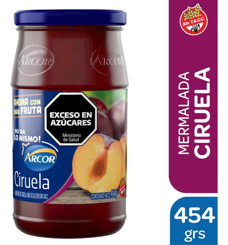 Mermelada Arcor Ciruela X 454 Grs