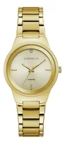 Comprar Reloj Pulsera Caravelle By Bulova 44p101 Diamond Con Correa De Acero Inoxidable Color Dorado