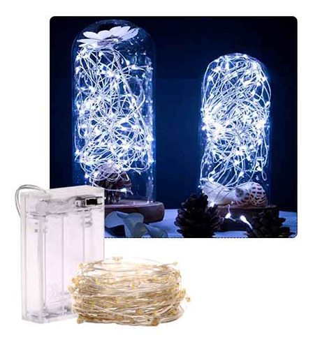 Luces Led A Pilas 10 Metros