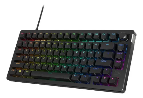 Teclado Gamer Hyperx Alloy Rise 75 Mecánico Sw Red Negro