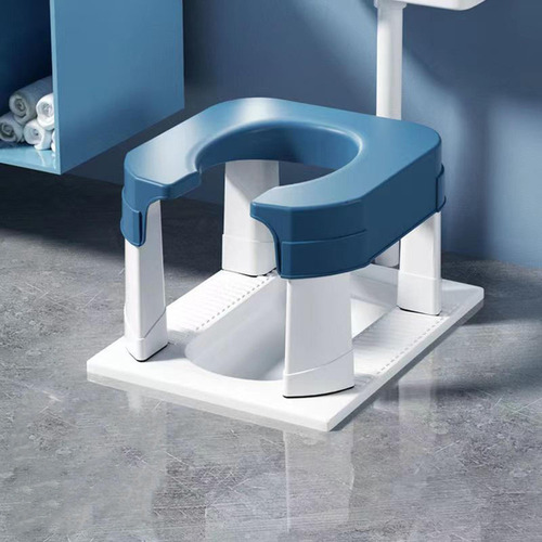 Banco Para Cocô, Resistente, Para Urinar, Azul