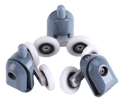 Poleas Twin Rollers, 8 Poleas Para Puertas De Ducha En La Pa
