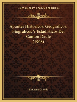 Libro Apuntes Historicos, Geograficos, Biograficos Y Esta...