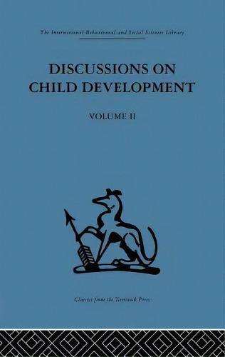 Discussions On Child Development: Volume Two, De Inhelder, Barbel. Editorial Routledge, Tapa Blanda En Inglés
