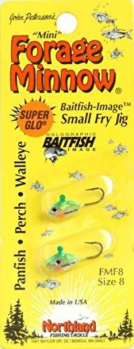 Northland Tackle Forraje Minnow # 8 Fry Pesca Plantilla, Sup