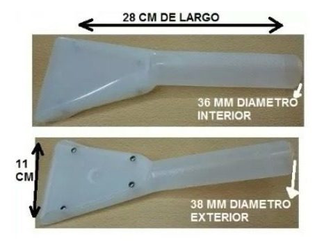 Imagen 4 de 6 de Puntero Boquilla Lava Limpia Tapizados Soteco Con Gatillo