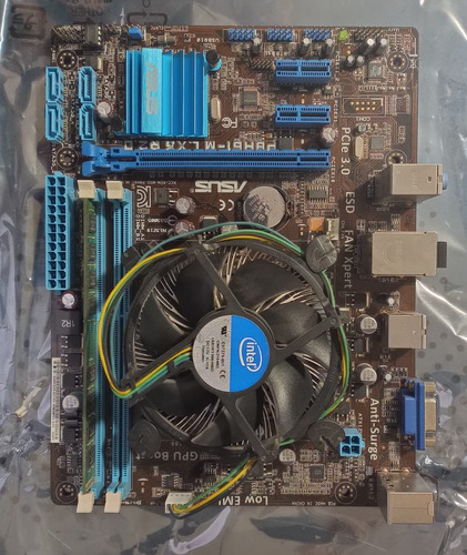 T Madre Asustek P8h61-m Lx3 R2.0 + Intel Pentium G630 2.7ghz
