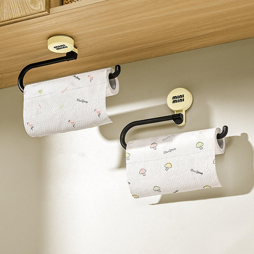 2 Soporte Para Papel De Cocina, Montaje En Pared Con Ventosa