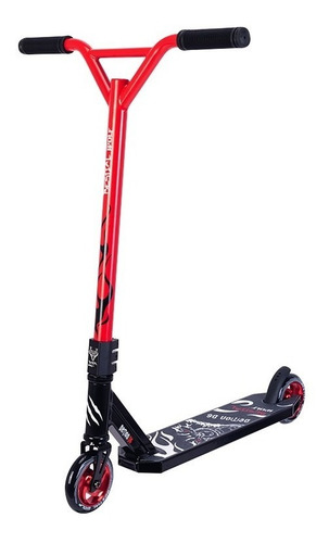Imagen 1 de 8 de Scooter Pro Bestial Wolf Demon D6 ¡freestyle! Negro Y Rojo