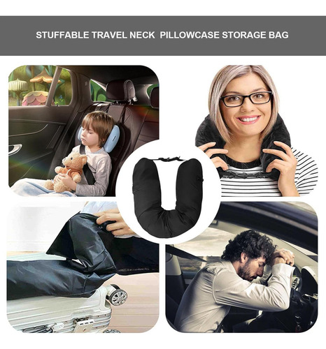 Almohada De Cuello Rellenable Para Viajes Almohada De Cuello