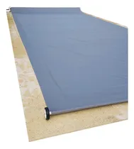 Comprar Cobertor Cubrepiletas De Lona Enrollable 3 X 6,30 Mts. Azul