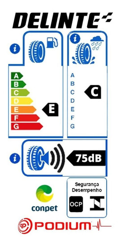 Kit 4 Pneu Delinte Aro 22 265/30 Zr22 97w Xl D7 Thunder