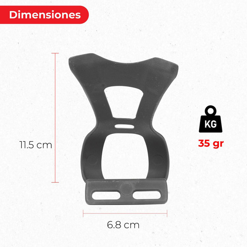 Tocle Para Pedal Negro Talla L