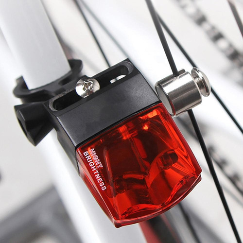 Luz Trasera De Bicicleta Mtb, Aviso De Seguridad, Inducción,