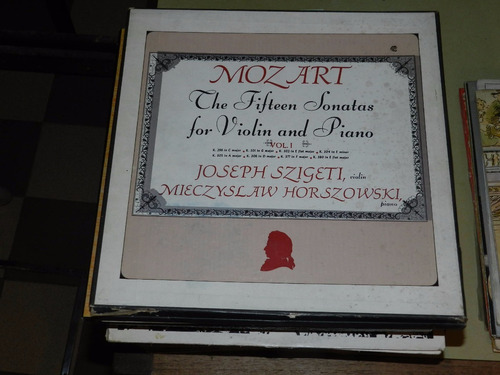 Vinilo 2713 -mozart- Las Quince Sonatas Para Violin Y Pian