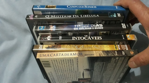 6dvd Dança Com Lobos/uma Carta Amor/intocáveis Costner A16