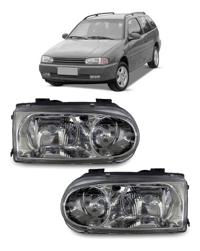 Par Farol Lente Lisa Gti Gol G2 Parati Saveiro Foco Duplo/