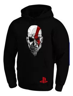Sudadera God Of War Kratos Skull Calavera Playstation
