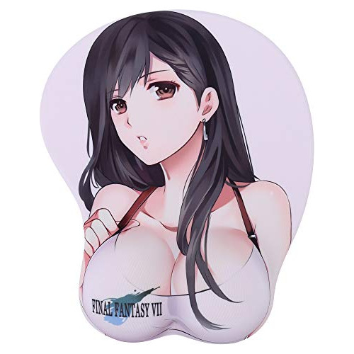 Final Fantasy Vii 7 Tifa E Anime Mouse Pads Boob Oppai Gamin