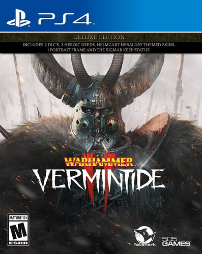 Warhammer Vermintide 2 Deluxe Edit Fisico Nuevo Ps4 Dakmor
