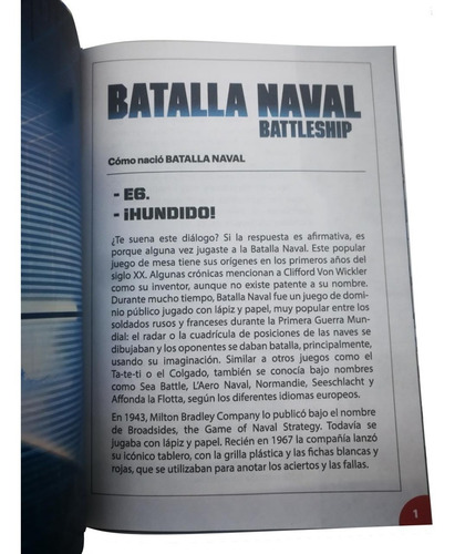 Imagen 2 de 10 de Hasbro Coleccion Nº06 Batalla Naval + Libro