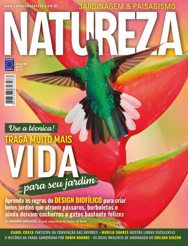 Revista Natureza 404, de a Europa. Editora Europa Ltda., capa mole em português, 2021