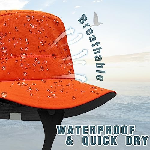 Seektop Surf Bucket Hat Con Protección Uv Upf 50+, Sombrero