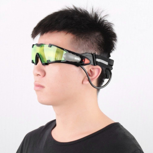 Gafas De Visión Nocturna Con Lente Verde Ajustable Para Mot