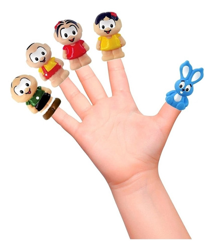 Bonecos Miniaturas Turma Da Mônica Dedoche