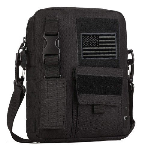 Protector Plus Bolsa De Mensajero Tactica Para Hombre Molle