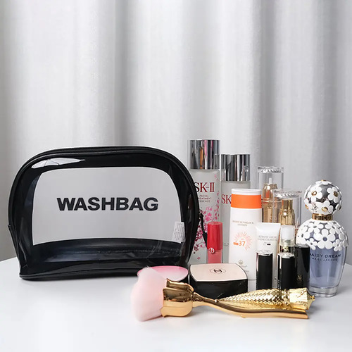 Necessaire Bolsa Viagem Prova D'água Transparente 1 Litro