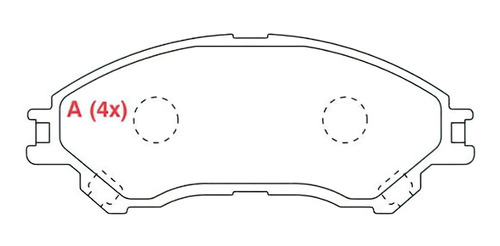 Pastilha Freio Suzuki Sx4 S Cross1.0/1.4/1.6 16/ Diant