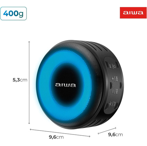 Caixa De Som Speaker Bluetooth Aws-sp-02 Aiwa - Vitrine Preto (Usado)