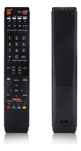 Control Remoto Para Smartv Sharp Aquos Boton Netflix Nuevo